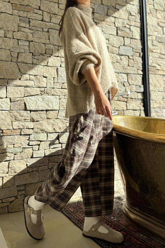 Sadaka Batwing Knit Camel Marl